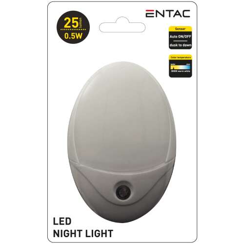 Entac Éjjeli Fény 0.5W Ovális WW Fehér 46785229