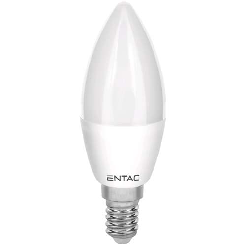 Entac LED Żarówka świeca E14 6,5W Biała ciepła 3000K