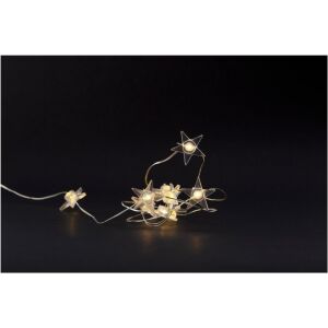 Entac csillag alakú LED fényfüzér, meleg fehér, elemes - Entac