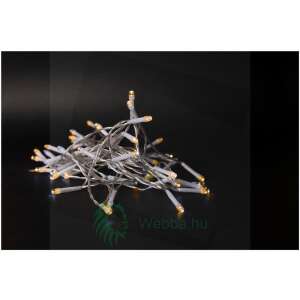 Entac 20 LED alb cald cu baterii luminițe de Crăciun, fir transparent - Entac Ghirlande luminoase