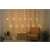 Entac Christmas curtain lights with 138 warm white LED stars, 2x1m, IP44, with remote control