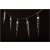 Entac icicle string lights, cold white, 20 LED, 3m
