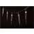 Entac icicle string lights, cold white, 20 LED, 3m