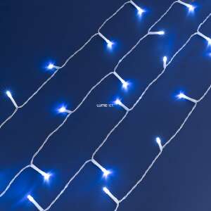 Entac karácsonyi fényfüzér 30 LED hideg fehér elemes 3m átlátszó PVC vezeték - Entac