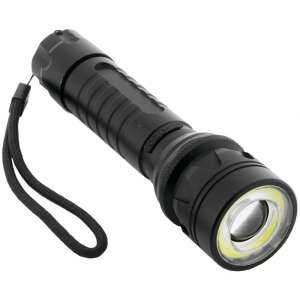 Entac Zoom Head Aluminum LED Zseblámpa, fekete, IP65 vízálló, 8W, 700lm - Entac