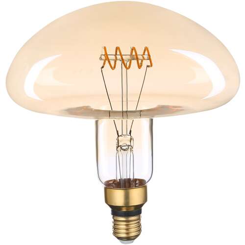 Avide LED Jumbo Filament Millau Amber Bulb, 6W E27 Dimmable, Mushroom Shape
