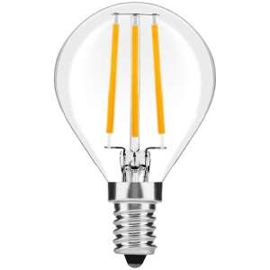 Avide 2W E14 LED Filament Mini Globe Bulb, 2700K Warm White - Bulb