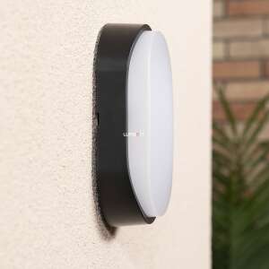 Avide (Titania-O) Cseppálló Mennyezeti Lámpa Ovális IP54 14W NW 4000K Fekete