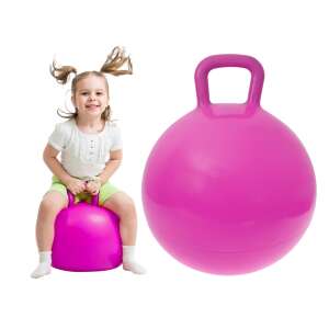 Ugráló labda fogantyúval 45 cm - Rózsaszín 46789242 Szabadtéri játékok és felszerelések