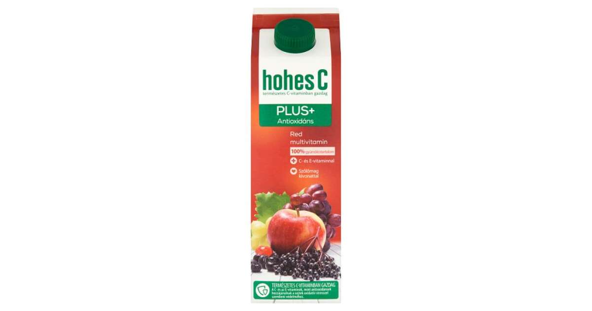 Hohes C Plus+ 1 l vörös multivitamin (100%) gyümölcsital | Pepita.hu