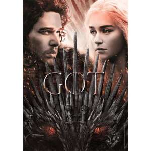 Game of Thrones 1000-teiliges Puzzle mit Jon Schnee und Daenerys Targaryen - Clementoni Puzzle