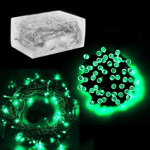 50 LED zelene svjetiljke na baterije, 5m, dekorativna rasvjeta