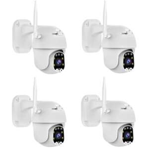 4 pachete de camere de securitate 4DB Onvif Wifi - Camere de supraveghere