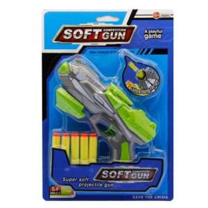 Szivacs Puska Játék - 5 db Lövedék - 3+ éves kortól