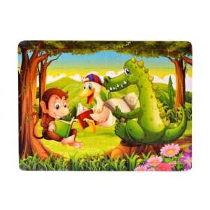 Vidám Állatos Fa Puzzle - 60 darabos