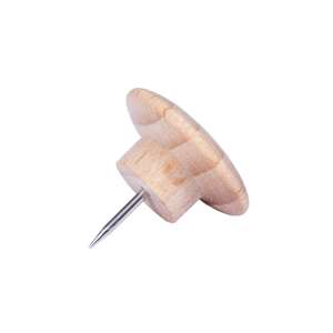 Fa térképtű, 20 mm átmérő, oldalnézet - Térképtű