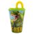 Dinosaur T-Rex pohár na slamku, plastový 430 ml 46799744