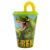 Kubek ze słomką Dinosaur T-Rex, plastikowy, 430 ml 46799744