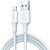 Cablu UGREEN USB-Lightning, alb, 2m