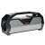 Rebeltec SoundBox 400 Bluetooth speaker, black and silver, side view
