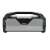 Rebeltec SoundBox 400 Bluetooth speaker, black and silver, front view
