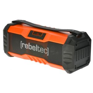 Rebeltec Soundbox 350 Tragbarer Bluetooth Lautsprecher - Abgewinkelte Ansicht - Rebeltec