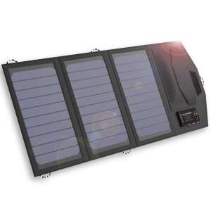 Allpowers napelemes töltő + 10000mAh, 15W -os töltő, hordozható napelem 46814277 