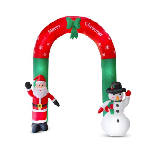 Nafukovacia vianočná brána - 240 cm - IP44 - 9 LED - sieť