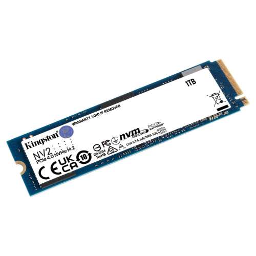 Solid State Drive (SSD) Kingston NV2 1TB, PCIe 4.0 NVMe, M.2.