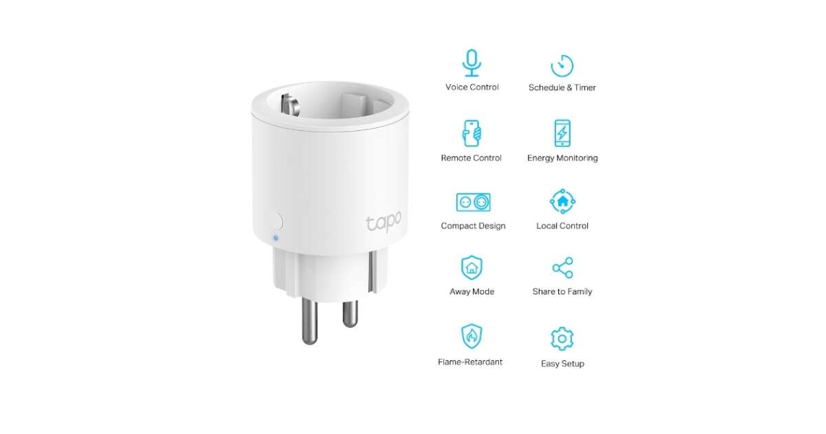 Tapo Smart Plug with Energy Monitoring, Max 13A,Works with  Alexa &  Google Home, Wi-Fi Smart Socket, Remote Control, Device Sharing, No Hub  Required, Tapo P110 (4-Pack)