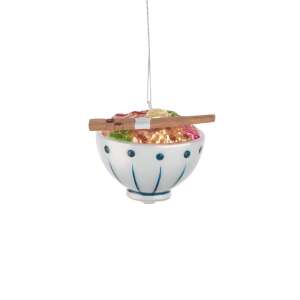 HANG ON Poké Bowl üveg karácsonyfadísz, 7cm - Hang On