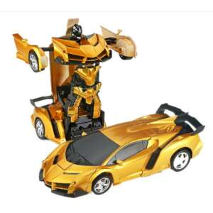 Távirányítós autó, játékautó, robottá alakítható autó Arany 73691104 