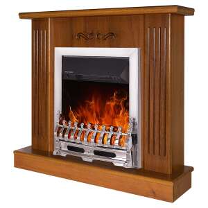 Elektrischer Kamin Smile  & Galileo silver, Art Flame, 905x940x265 mm, 2000W, Thermostat, 5 Flammenintensitätsmodi, Timer 46865925