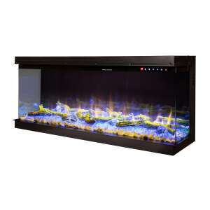 Haiti 33 Einbau-3D-Elektrokamin, Art Flame, 567x835x317 mm, 1500W, mehr als 100 Farbkombinationen, Thermostat, Brennholz und Kristalle 46866135
