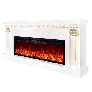 Elektrischer Kamin Calisto XL & Tanzania, Art Flame, 820x1900x300 mm, 1500W, 2 Heizleistungen, 5 Flammenintensitätsmodi, Timer 46867471