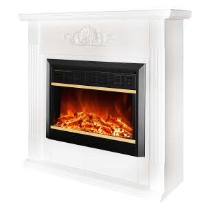 Elektrischer Kamin Sofia & Mars, Art Flame, 1000x1000x320 mm, 1500W, 2 Heizleistungen, 5 Flammenintensitätsmodi, Timer 46867802