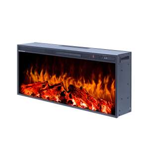 Eingebauter elektrischer Kamin Tasmania, Art Flame, 367x883x160 mm, 1500W, 2 Heizleistungen, 5 Flammenintensitätsmodi, Timer 46868102
