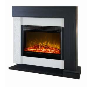 Elektrischer Kamin Neon & Mirabella, Art Flame, 1200x1240x300 mm, 1950W, Knistereffekt des Brennholzes, 5 Flammenintensitätsmodi, Timer 46868254