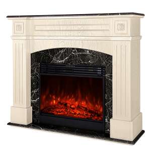 Elektrischer Kamin Josefina mini & Mirabella, Art Flame, 1100x1300x350 mm, 1950W, Knistereffekt des Brennholzes, 5 Flammenintensitätsmodi, Timer 46868454