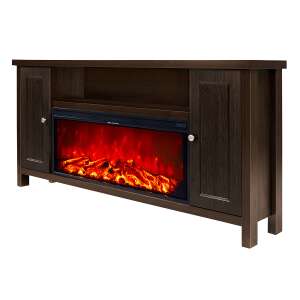 Elektrischer Kamin Mozart & Tasmania, Art Flame, 750x1500x300 mm, 1500W, 2 Heizleistungen, 5 Flammenintensitätsmodi, Timer 46868614