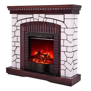Elektrischer Kamin Natali & Corsica, Art Flame, 1058x1100x300 mm, 1500W, 2 Heizleistungen, 5 Flammenintensitätsmodi, An/aus Schalter 46868737