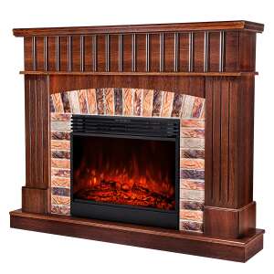 Elektrischer Kamin Giselle & Mirabella, Art Flame, 1200x1500mmx320 mm, 1950W, Knistereffekt des Brennholzes, 5 Flammenintensitätsmodi, Timer 46868867