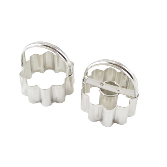 Virág alakú Linzer Kiszúró - 2 db - 6cm