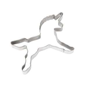 BISCUIT unikornis sütikiszúró, rozsdamentes acél - Sütemény kiszúró