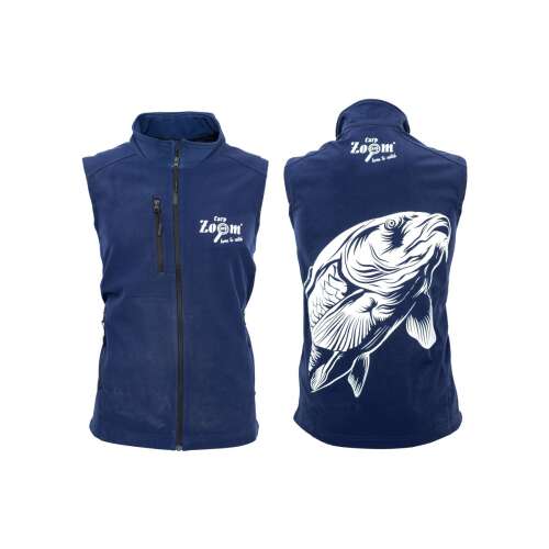 Carp Zoom Softshell Mellény - Férfi - XL - Sötétkék