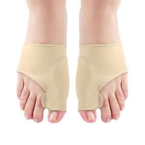 Pair of beige toe separators for bunions, toe corrector, foot care, toe alignment, pain relief - Iso Trade