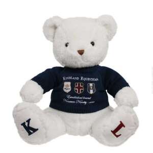 Kingsland Fraserburgh Plüssmackó - Fehér - 40 cm