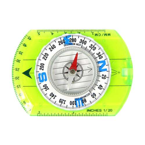 Joker JKR2136 zöld iránytű vonalzóval, túrázáshoz, kempingezéshez és szabadtéri tevékenységekhez