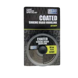 ASSO ACXB25 CLASSIC SINKING BRAID STIFF 10M 25LBS Horgászat előke zsinór