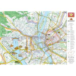 Budapest város térkép, Budapest részletes térképe, Magyarország, turista térkép, utazási térkép, Budapest térkép, város térkép, Magyarország térkép, Budapest belváros térképe, Budapest belváros térképe, Budapest városnéző térkép - Irodai kiegészítő